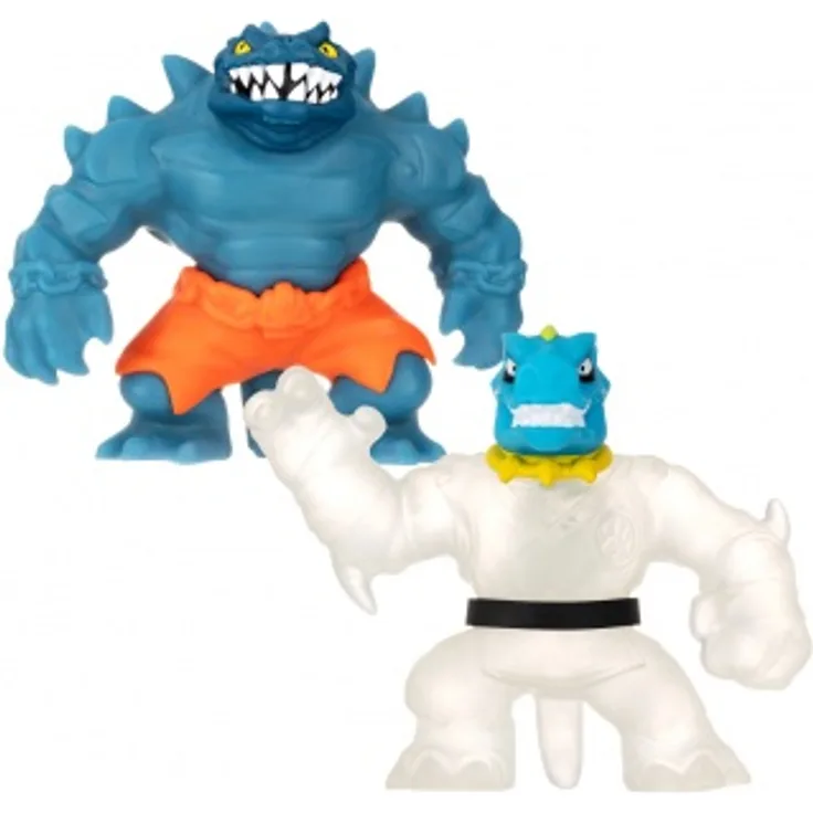 Heroes of Goo Jit Zu - Glow Shifters 2er-Pack - Tyro und Rock Jaw