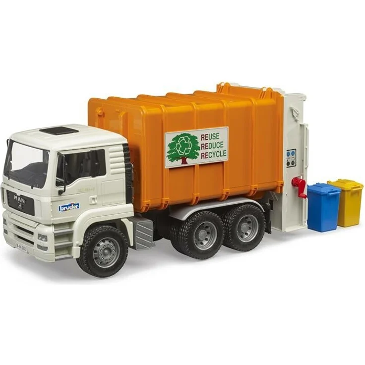 Bruder 02772 MAN TGA Müllabfuhr LKW Hecklader – Bild 2
