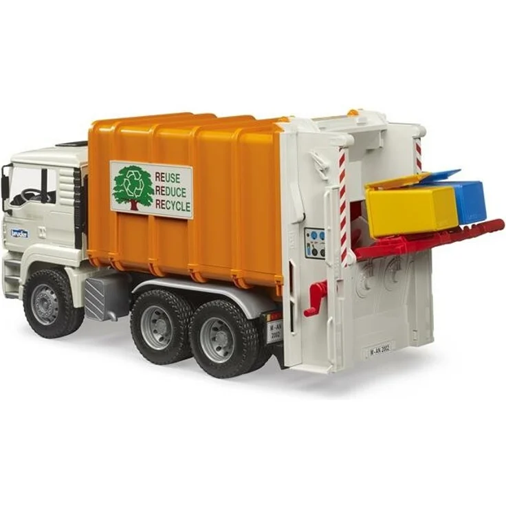 Bruder 02772 MAN TGA Müllabfuhr LKW Hecklader – Bild 6