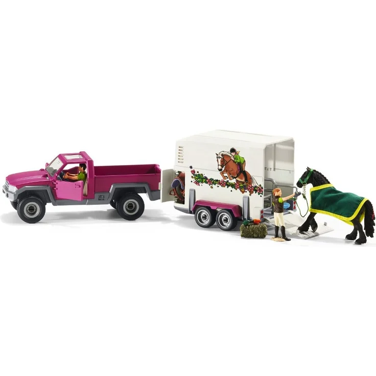 Schleich Horse Club 42346 'Pick-up mit Pferdeanhänger', ab 5 Jahren – Bild 2