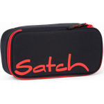 Satch 'Schlamperbox Fire Phantom', 22 x 10 x 6 cm, inklusive Geodreieck, schwarz/ rot