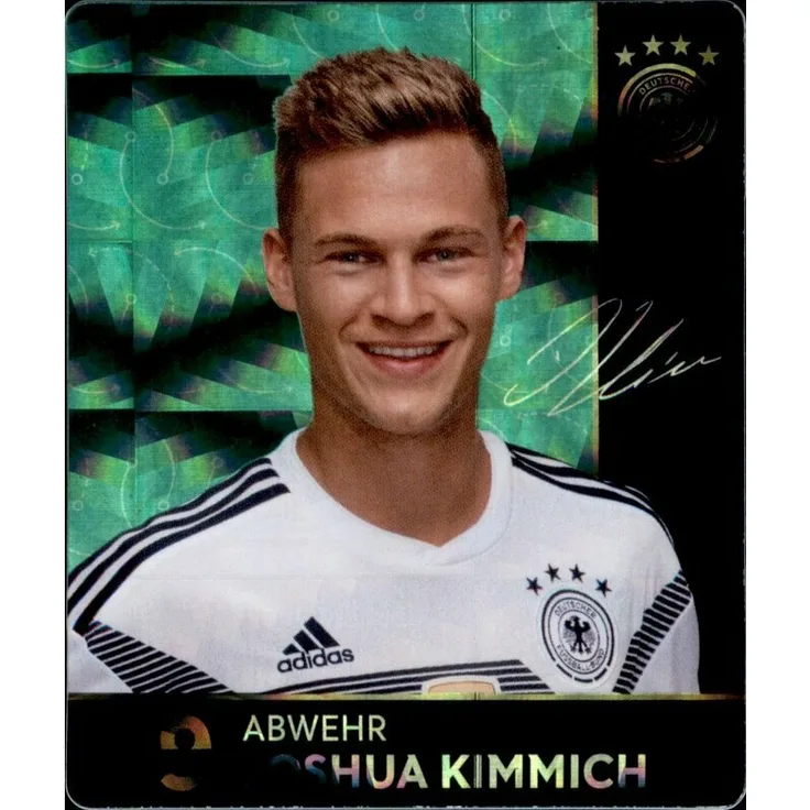 9 - Joshua Kimmich GLITZER - REWE WM18 Sammelkarte
