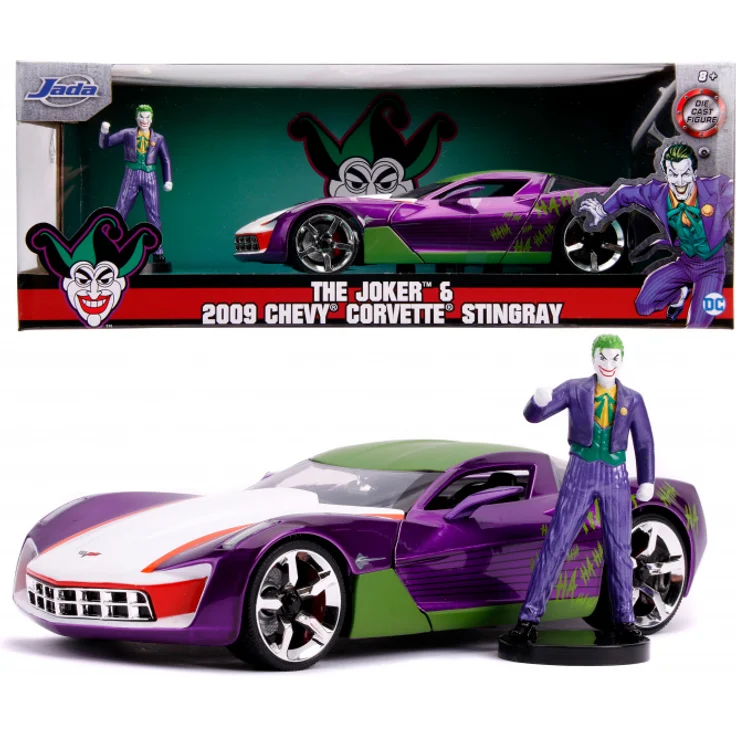 auto Joker 2009 Chevy Corvette Stingray 1:24 die-cast lila – Bild 2