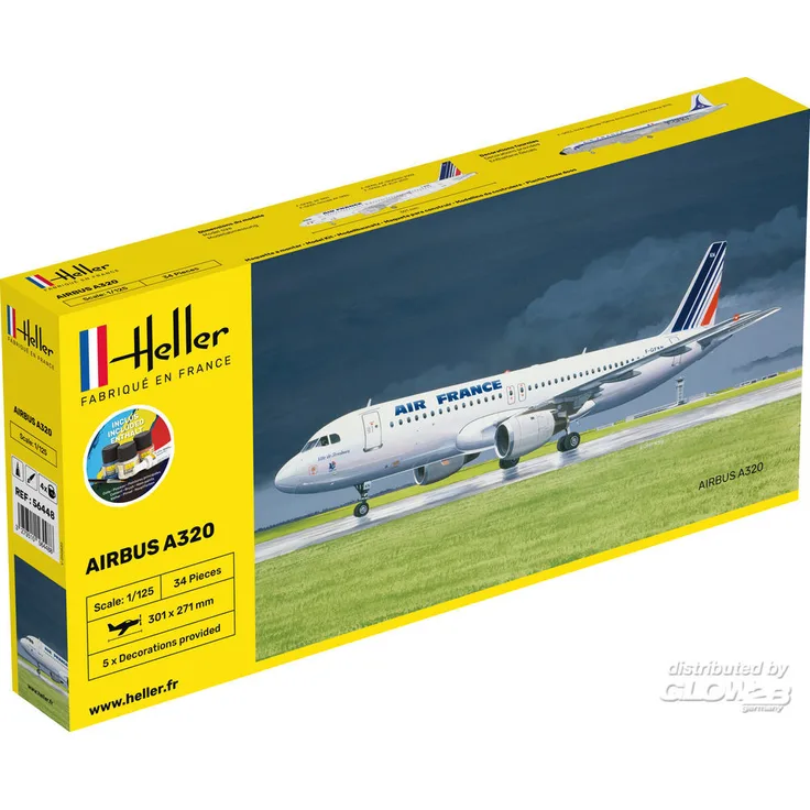 Heller 56448 STARTER KIT A-320 AF