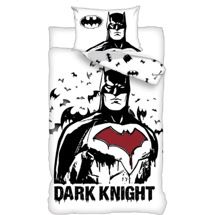 Batman Dark Knight Bettwäsche, 80 x 80 cm + 135 x 200 cm