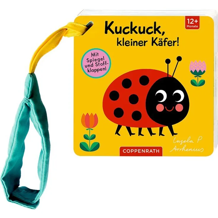 Die Spiegelburg Mein Filz-Fühlbuch für den Buggy: Kuckuck, kleiner Käfer!