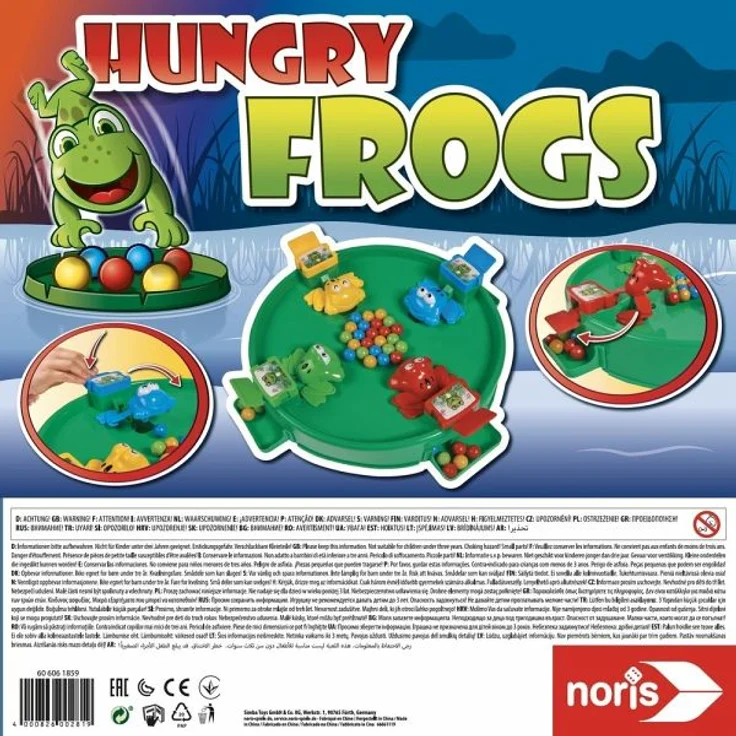 noris 606061859 Hungry Frogs – Bild 2
