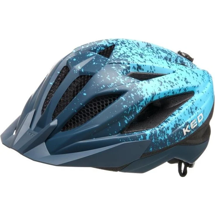 KED - Fahrradhelm - Street Jr. Pro M - deep blue/cyan matt – Bild 1