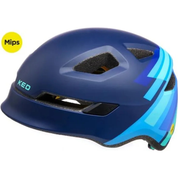 KED Fahrradhelm POP (2021), blue, M 52-56 cm