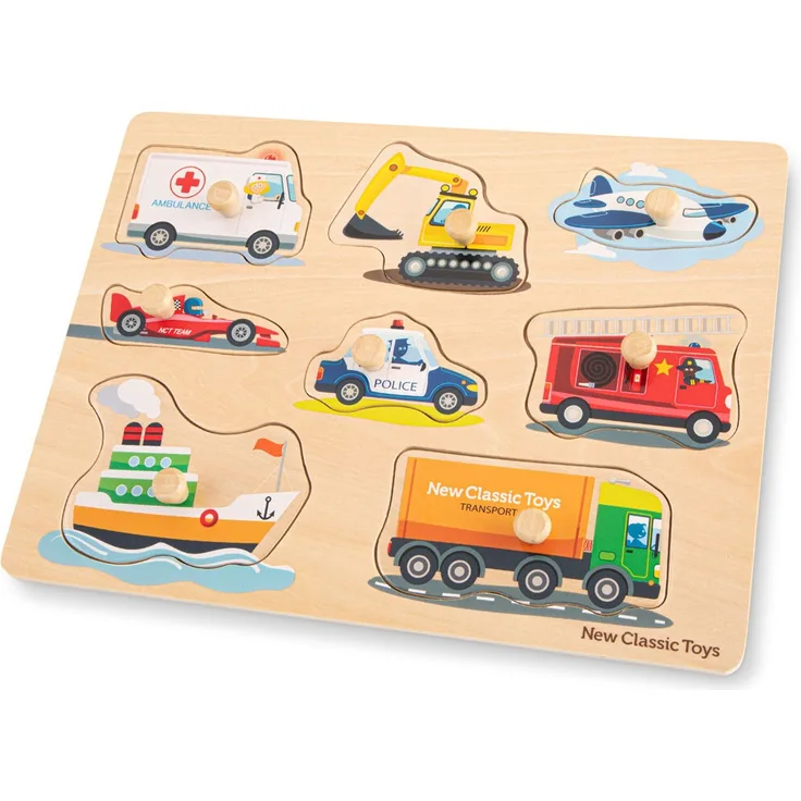 New Classic Toys Steckpuzzle - Fahrzeuge