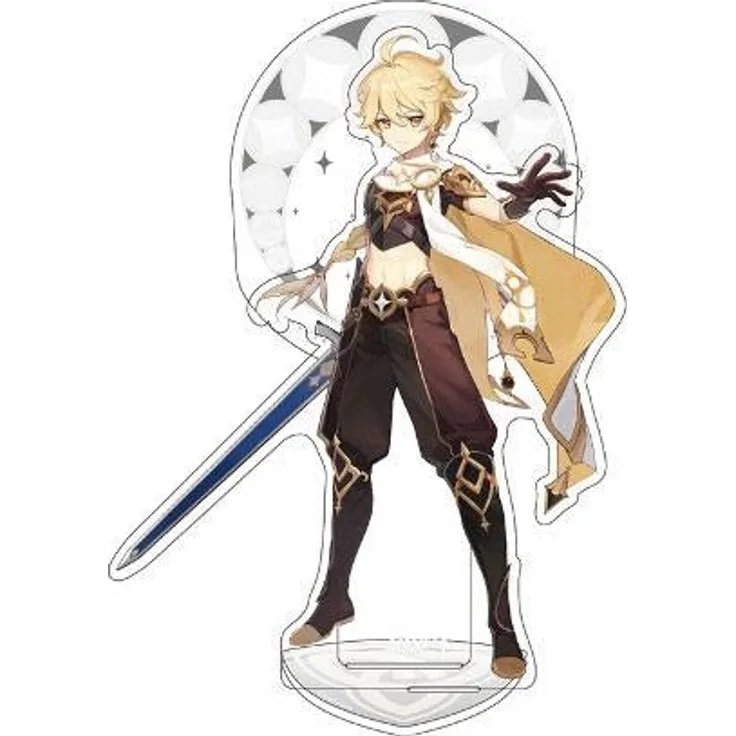 Genshin Impact Traveler Theme Series Character Acryl Figur Traveler Aether 14 cm