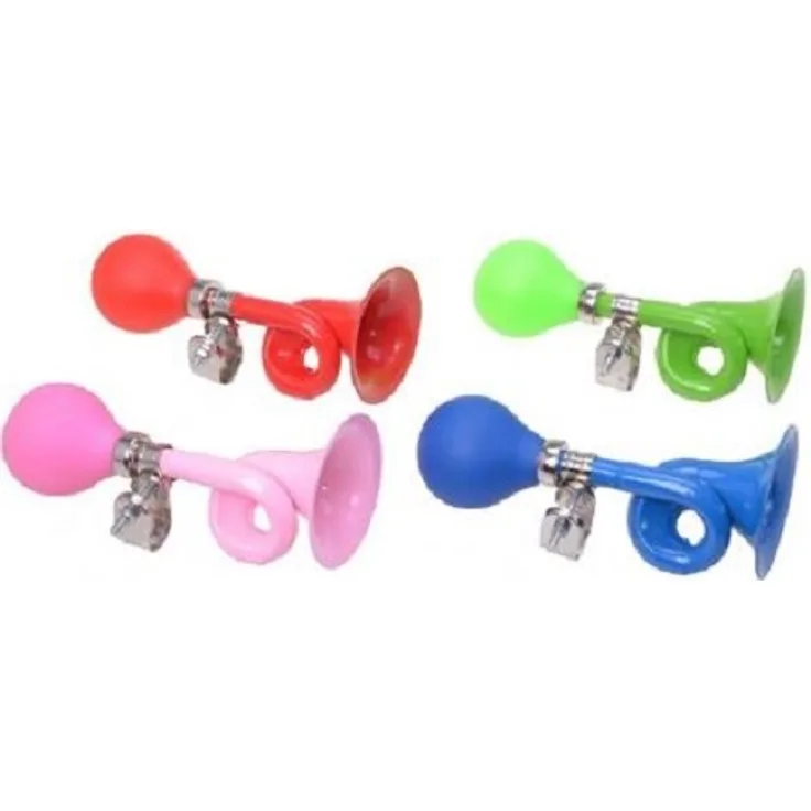 Filmer 41. 013 Ballhupe Posthorn Edition bunt Kinder Fahrrad Hupe Metallgehäuse