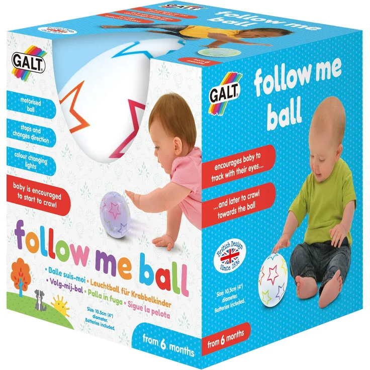 Galt Toys 1005059 Leuchtball für Krabbelkinder, Mehrfarbig