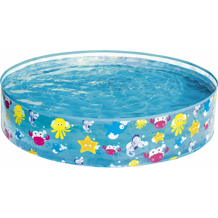 Bestway 'Fill'N Fun Planschbecken "Sparking Sea"', 122 x 25 cm, ab 2 Jahren, kein Aufblasen notwendig