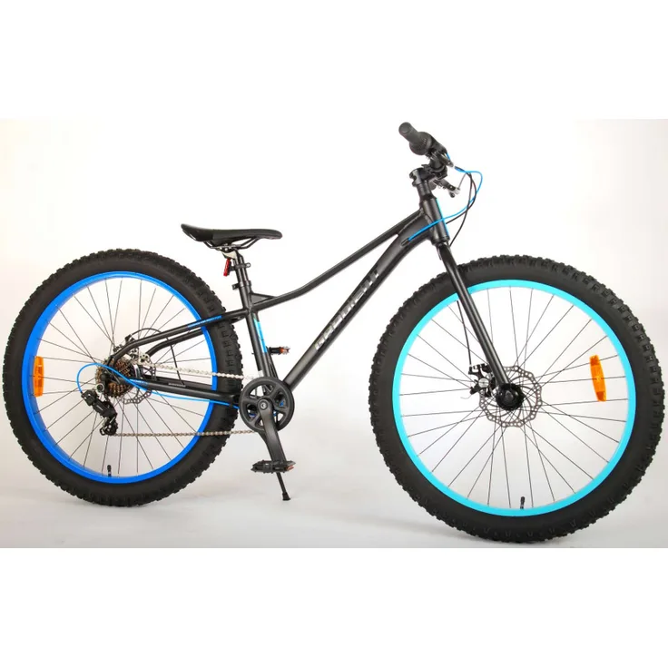 Gradient 26 Zoll 42 cm Jungenfahrrad 7G Scheibenbremse Schwarz