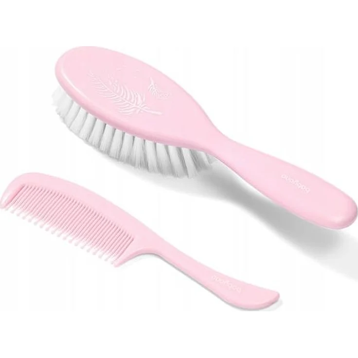 Babyono Baby pink brush and comb Baby Ono – Bild 1