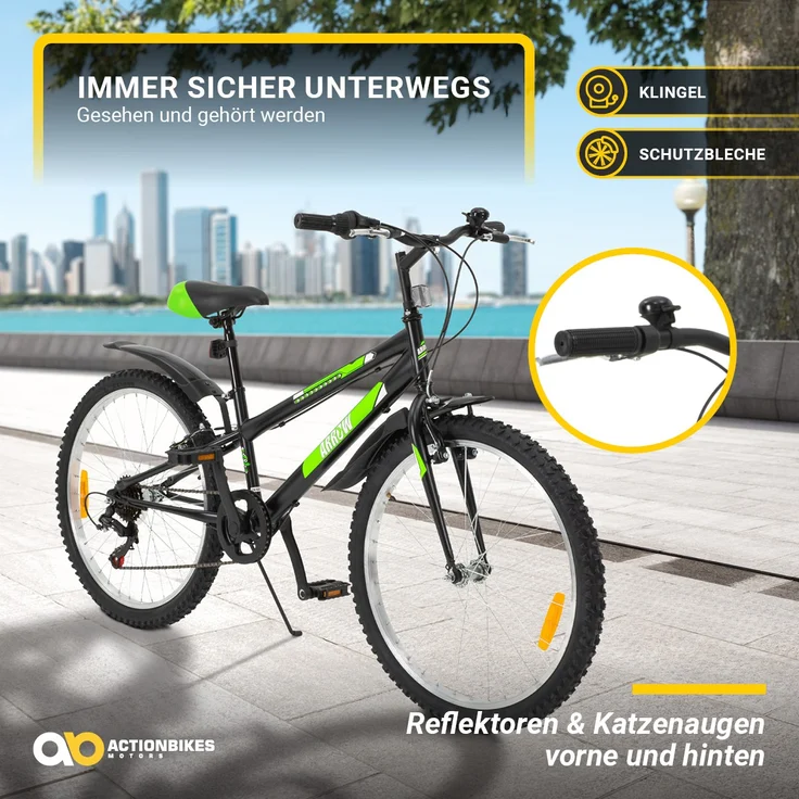 Actionbikes Kinderfahrrad Arrow 24 Zoll Kinderrad Gangschaltung Kinder Fahrrad – Bild 5