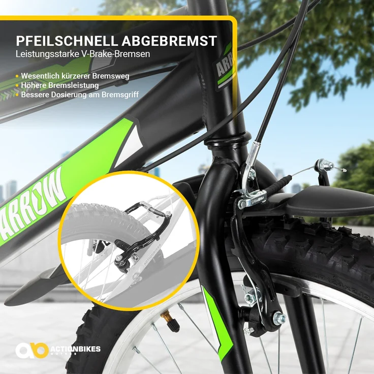 Actionbikes Kinderfahrrad Arrow 24 Zoll Kinderrad Gangschaltung Kinder Fahrrad – Bild 7