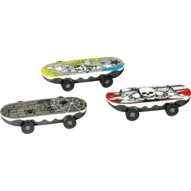 Radiergummi „Skateboard“ 6 x 2 cm, 1 Stück, zufällige Auswahl