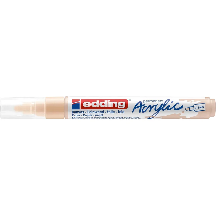 edding 5100 Acrylmarker medium warmbeige – Bild 3