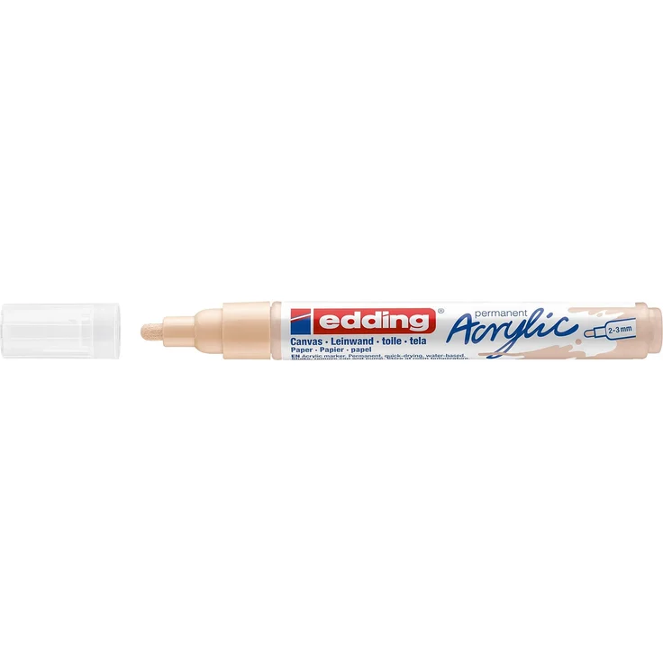 edding 5100 Acrylmarker medium warmbeige – Bild 2