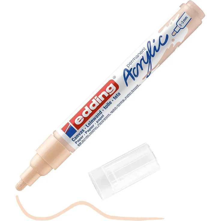 edding 5100 Acrylmarker medium warmbeige – Bild 4