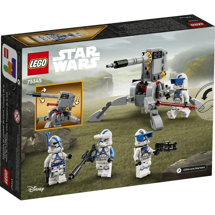 Lego Star Wars 75345 '501st Clone Troopers Battle Pack', 119 Teile, ab 6 Jahren – Bild 4