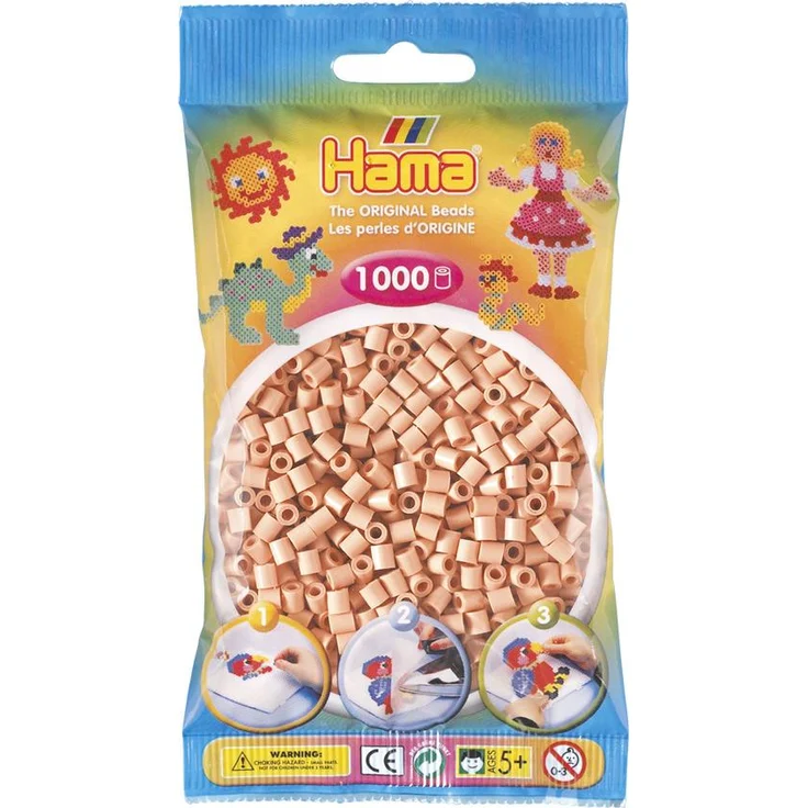 Hama Perlen Hautfarbe Beutel 1000er – Bild 1