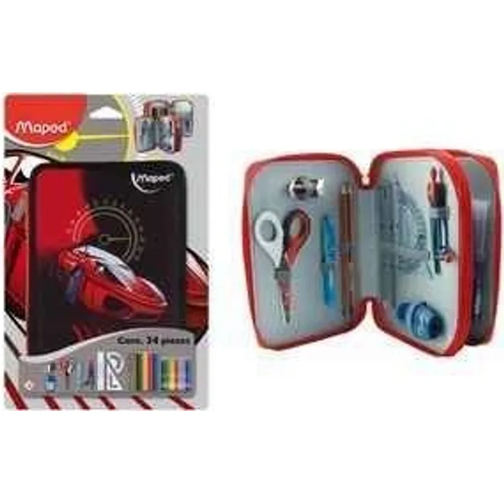 Maped 967430 SchLeretui Cars, aus Polyester, BefLlt