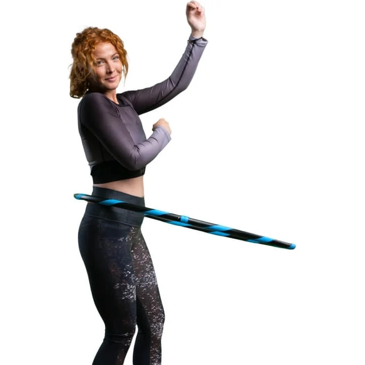 Hula Hoop Reifen für Anfänger Ø100cm Hell-Blau – Bild 1
