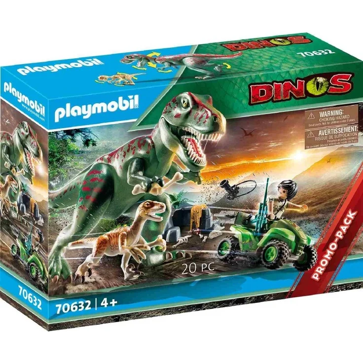 Playmobil Dinos 70632 'T-Rex Angriff', 20 Teile, ab 4 Jahren – Bild 1