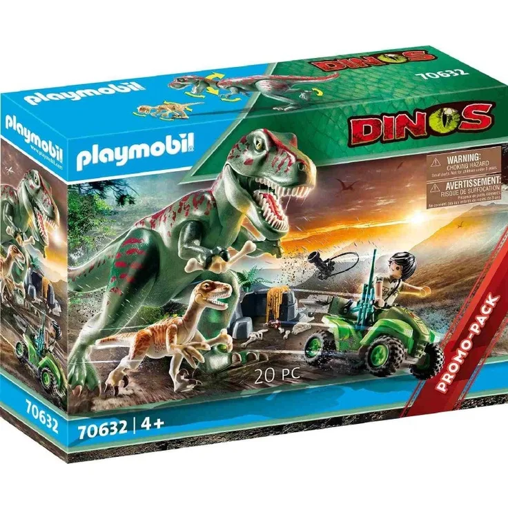 Playmobil Dinos 70632 'T-Rex Angriff', 20 Teile, ab 4 Jahren