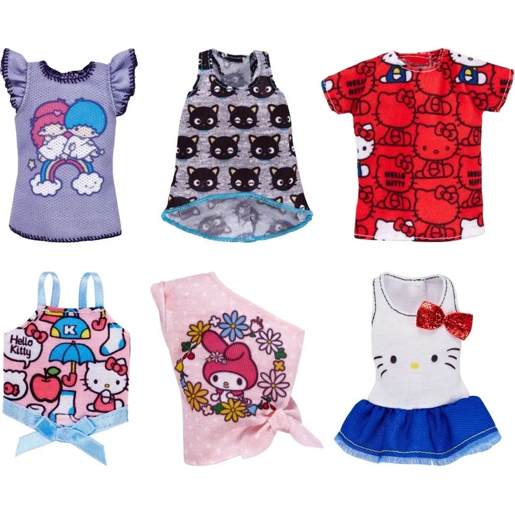 Mattel Barbie Fashions Oberteile (Motivauswahl)