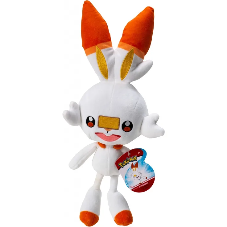Pokémon Kuscheltier Hopplo 30 cm, Plüsch