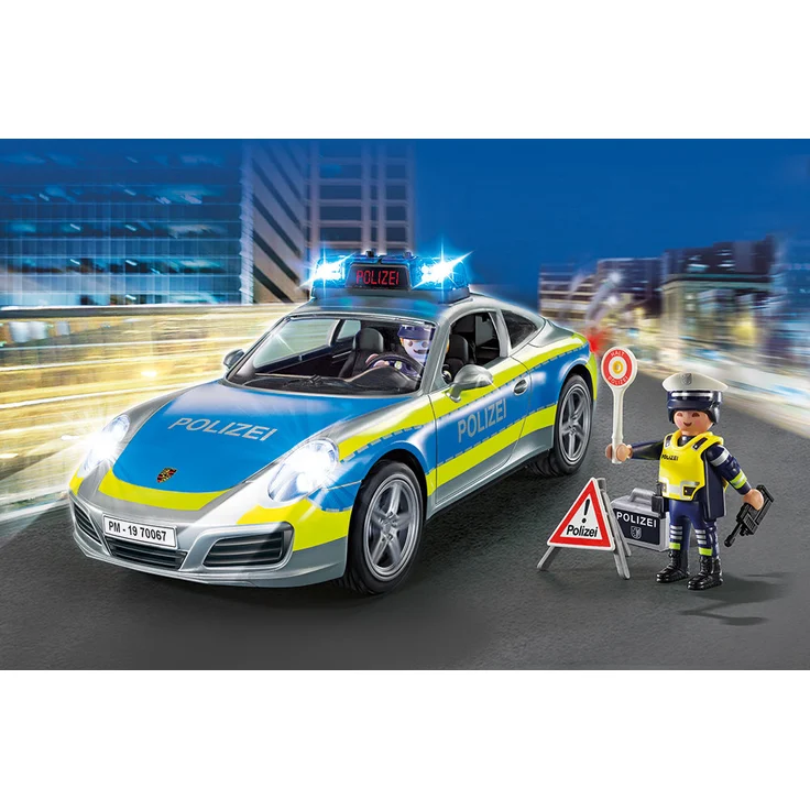 Playmobil City Action 70067 'Porsche 911 Carrera 4S Polizei', 36 Teile, ab 4 Jahren – Bild 4