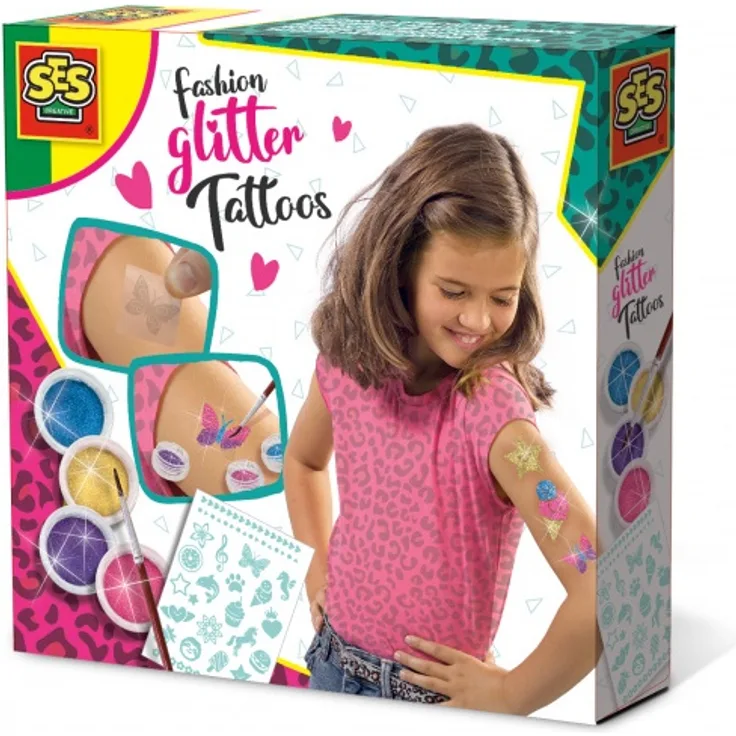 mode-Glittertätowierungen