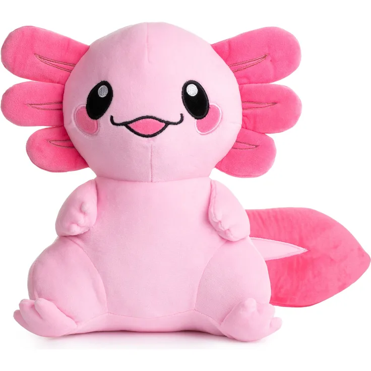 corimori Axolotl Plüschtier Pink 25cm | Beeps der Weißling Axolotl | Süßes Kuscheltier