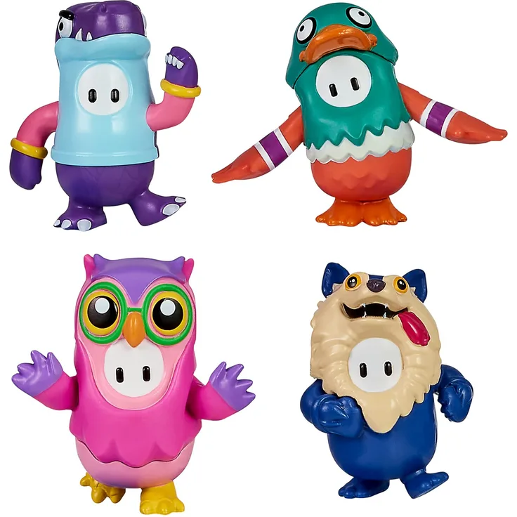 Heroes of Goo Jit Zu Fall Guys 62578 MINIFIGUREN ZUM SAMMELN (CA. 4 cm Gross) IN DER ANIMAL-SQUAD-4ER-PACKUNG