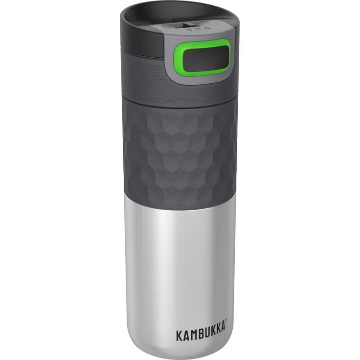Kambukka Etna Grip 500ml Stainless Steel, Größe 500 ml - Trinksystem, Farbe Grau