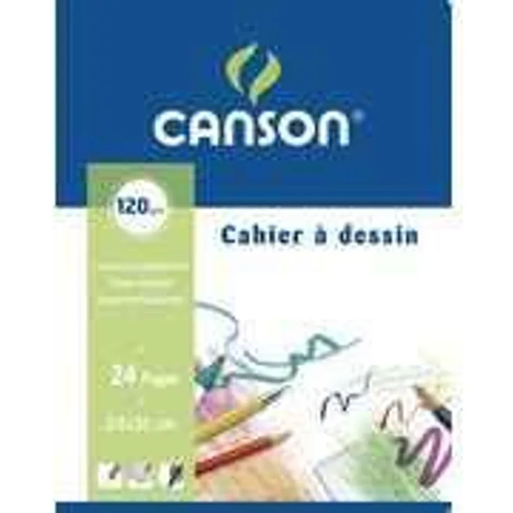 CANSON Zeichenheft 170 x 220 mm blanko 8 Blatt