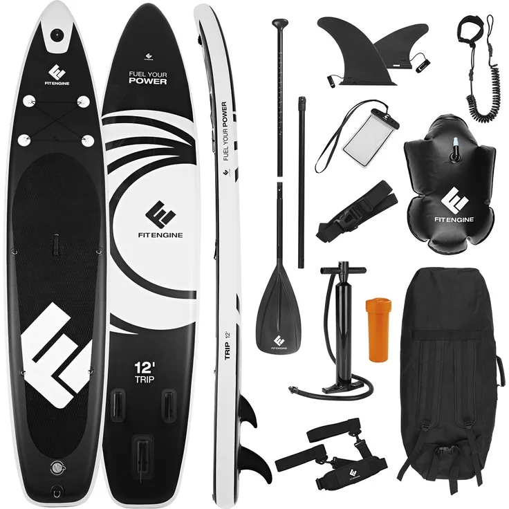 FitEngine Trip SUP-Board Set (Allrounder) - 12'