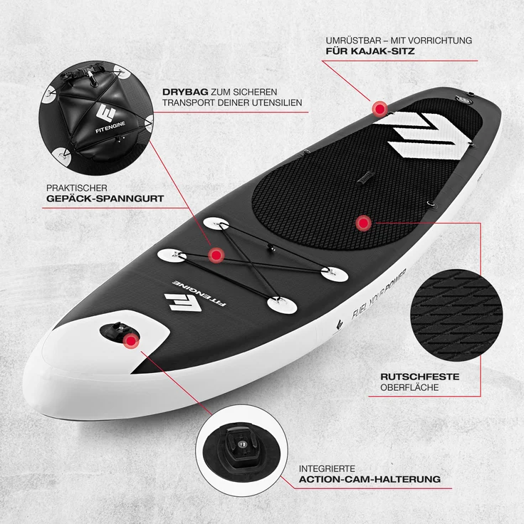 FitEngine Trip SUP-Board Set (Allrounder) - 12' – Bild 3