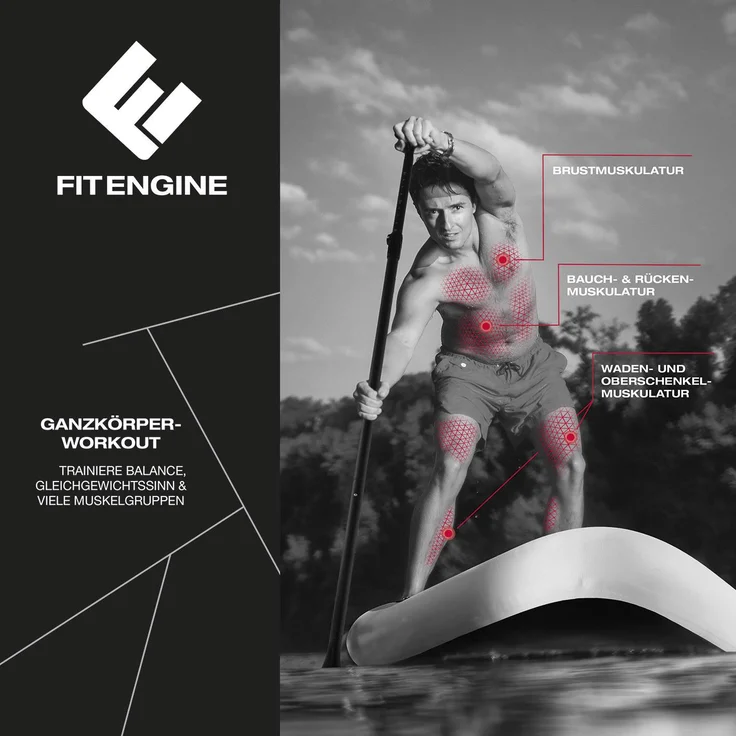 FitEngine Trip SUP-Board Set (Allrounder) - 12' – Bild 6