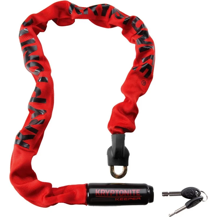 Kryptonite Keeper 785 Integrated Kettenschloss - Rot. – Bild 2