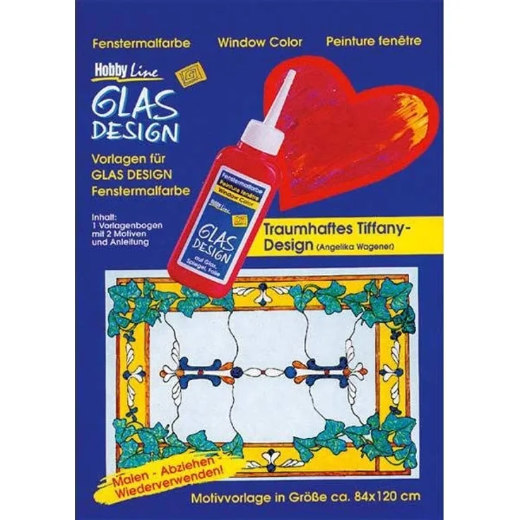 GLAS DESIGN Vorlagenbogen Traumhaftes Tiffany Design