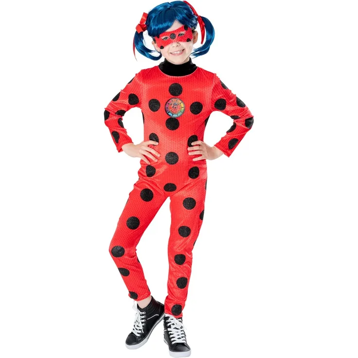 Rubies 301505 Miraculous Ladybug Kinder Premium Kostüm, Gr. S - L