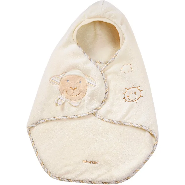 Fehn 'Babylove' Einschlagdecke für Babyschale Schaf Paul beige