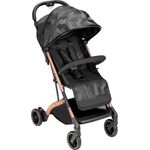 CAM Il Mondo del Bambino - art. 832/T194 - Sportwägen Compass 2. 0 - perfekt von 0 bis 4 Jahren - geschlossen kann es wie ein Trolley transportiert werden - JACQUARDSCHWARZ