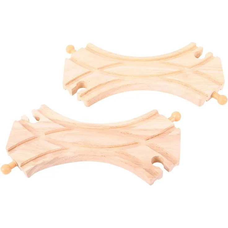Bigjigs Rail Beidseitge 2-Wege Splitter (Pack von 2)