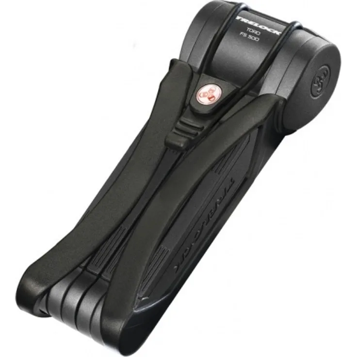 Trelock Faltschloss Toro mit Kunststoffhalter FS 500/90 schwarz